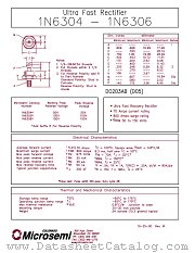 1N6306 datasheet pdf Microsemi