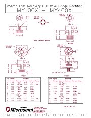 MY300X datasheet pdf Microsemi