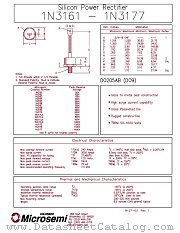 1N3169R datasheet pdf Microsemi