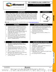 MLL1.4KESD45 datasheet pdf Microsemi