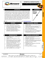 1N4738A P datasheet pdf Microsemi