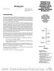 1N4892A datasheet pdf Microsemi