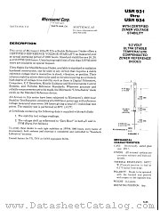 USR934 datasheet pdf Microsemi