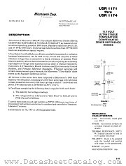 USR1173 datasheet pdf Microsemi