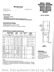 1N3206 datasheet pdf Microsemi