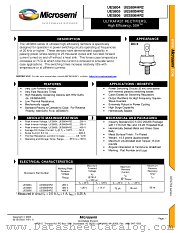 UES806HR2 datasheet pdf Microsemi