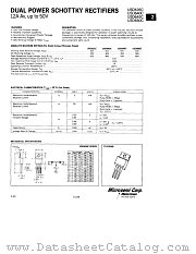 USD640C datasheet pdf Microsemi