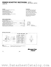 JANTX1N6392 datasheet pdf Microsemi