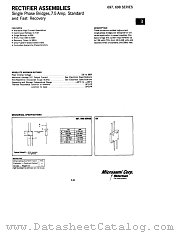 697-1 datasheet pdf Microsemi