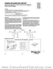 PIC625 datasheet pdf Microsemi