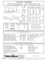 CPT40080 datasheet pdf Microsemi