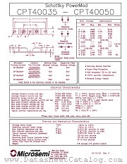 401CNQ040 datasheet pdf Microsemi