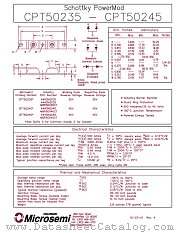 CPT50245 datasheet pdf Microsemi