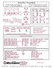 CPT60090 datasheet pdf Microsemi