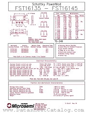 160CMQ045 datasheet pdf Microsemi