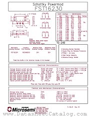 FST16230 datasheet pdf Microsemi