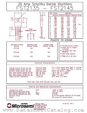 FST2135 datasheet pdf Microsemi