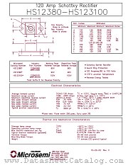 123NQ100 datasheet pdf Microsemi