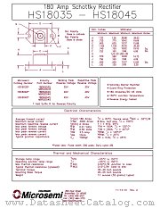 180NQ035 datasheet pdf Microsemi