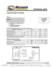 IRF9150 datasheet pdf Microsemi