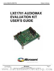 LX1701EVAL datasheet pdf Microsemi