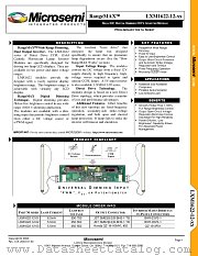 LXM1622-12-01 datasheet pdf Microsemi