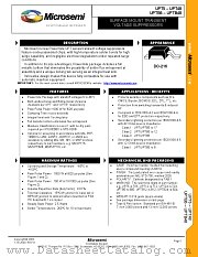 UPT17B datasheet pdf Microsemi