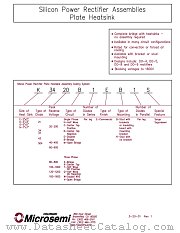 K3460Z1EB1 datasheet pdf Microsemi