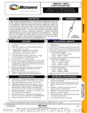 1N6372 datasheet pdf Microsemi