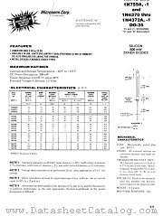 JAN1N749A-1 datasheet pdf Microsemi