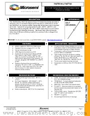 1N4765 datasheet pdf Microsemi