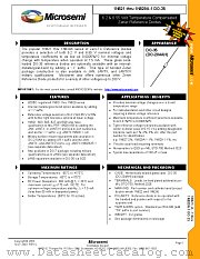 JAN1N821-1 (DO35) datasheet pdf Microsemi