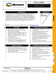 JANTXV1N945B-1 datasheet pdf Microsemi