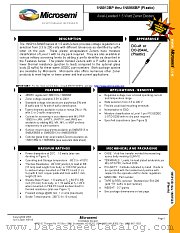 1N5950D P datasheet pdf Microsemi