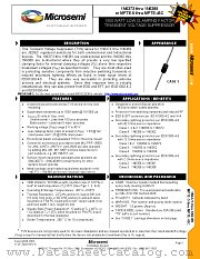 1N6374 datasheet pdf Microsemi