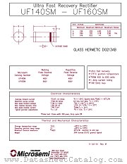 UF140SM datasheet pdf Microsemi