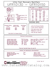 UFR10140 datasheet pdf Microsemi