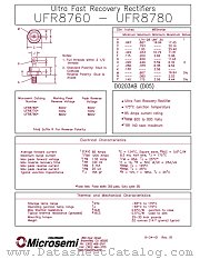 UFR8770 datasheet pdf Microsemi