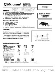 UPFS120P datasheet pdf Microsemi