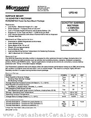 UPS140 datasheet pdf Microsemi