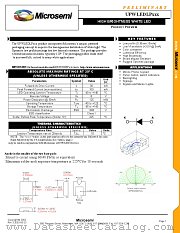 UPWLEDLPXXX datasheet pdf Microsemi