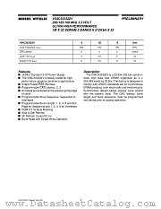 V54C333322V datasheet pdf Mosel Vitelic Corp