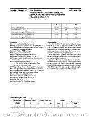 V54C365164VC datasheet pdf Mosel Vitelic Corp