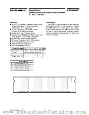 V826632G24S datasheet pdf Mosel Vitelic Corp