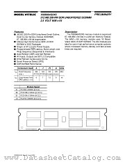 V826664G24S datasheet pdf Mosel Vitelic Corp