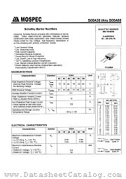 S05A50 datasheet pdf MOSPEC Semiconductor