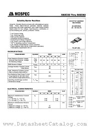 S60D50 datasheet pdf MOSPEC Semiconductor