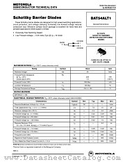 BAT54ALT1 datasheet pdf Motorola