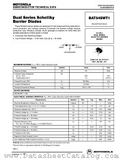 BAT54SWT1 datasheet pdf Motorola