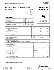 BCW30LT1 datasheet pdf Motorola